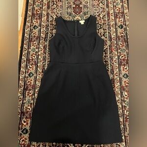 Women’s J. Crew Factory Navy Blue Sleeveless Pencil Dress, Size 8